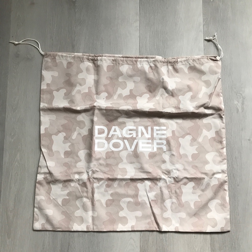 DAGNE DOVER CAMO DUSTBAG BROWN DRAWSTRING LARGE